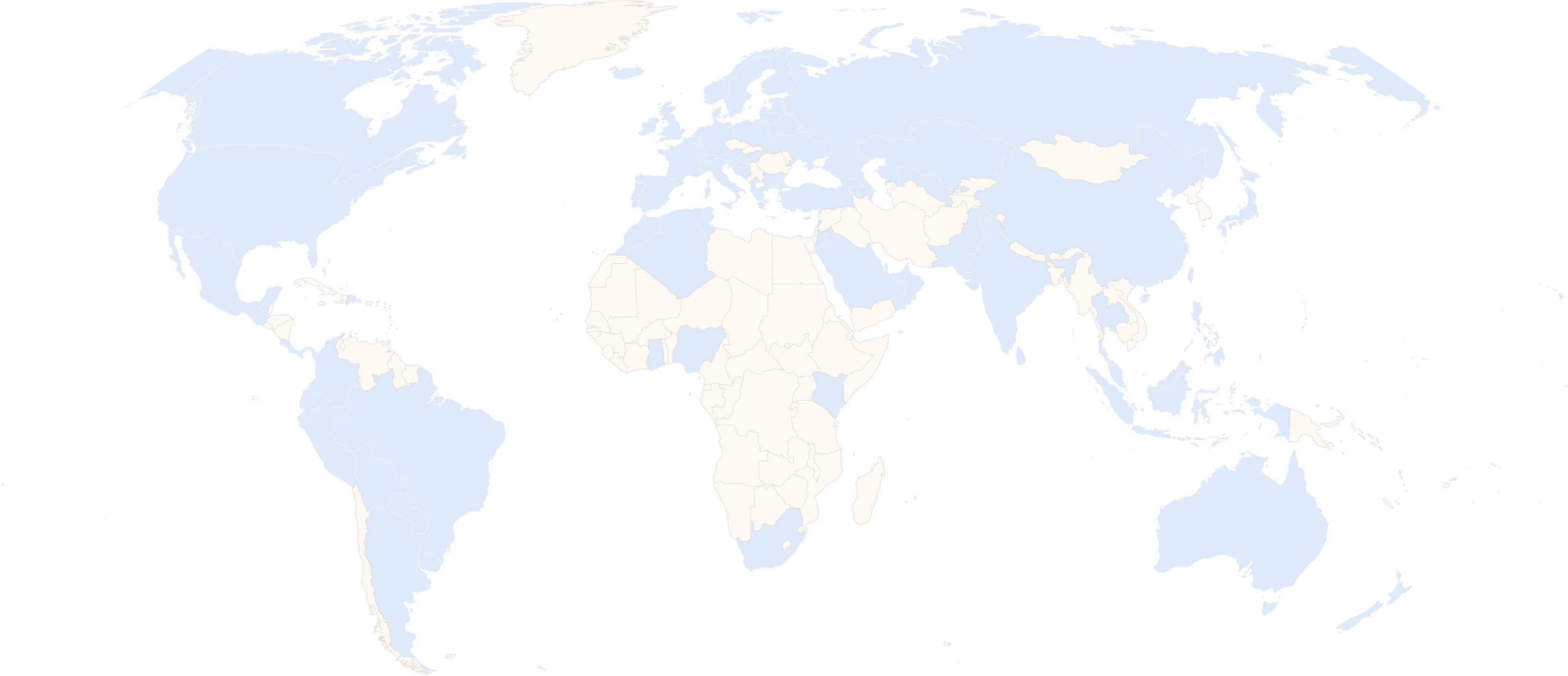 90+ countries comprising the PRME community